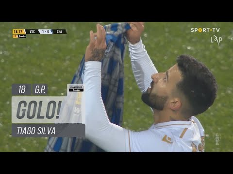 Goal | Golo Tiago Silva: Vitória SC (1)-0 Desp. Chaves (Liga 22/23 #18)