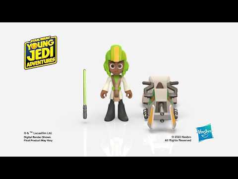 Star Wars Kai Brightstar Figure & Speeder Bike, Star Wars Toys, Preschool Toys (4"-Scale) thumbnail