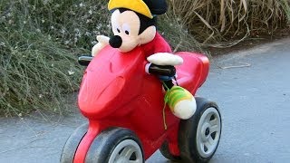 Mickey Mouse Finds Minnie Mouse - Mickey Mouse Rides a Motorcycle