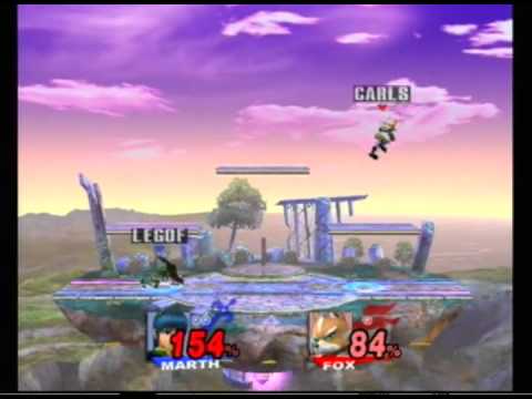 SSBB Wifi Match 8: Carls493(Fox) vs. LEGOF(Marth)