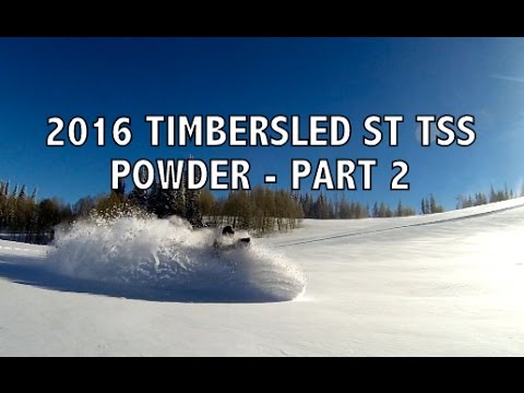 TS 43 - CR500 16' Timbersled ST - BIG POWDER Part 2