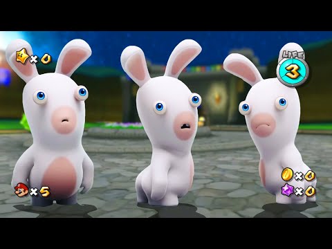 Rabbids in Super Mario Galaxy