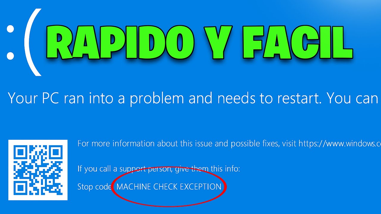 Solucion MACHINE CHECK EXCEPTION Pantalla Azul en Windows 2026