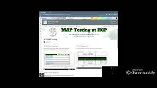 HCP MAP Testing Page on HCP HUB