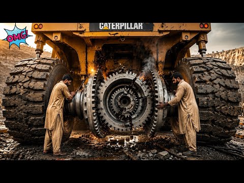     Caterpillar Rear Gear Explosion After Extreme Overload | Full Restoration