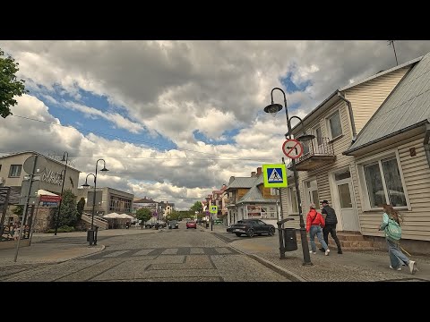 🇵🇱 Augustów, Poland, Street Driving Tour