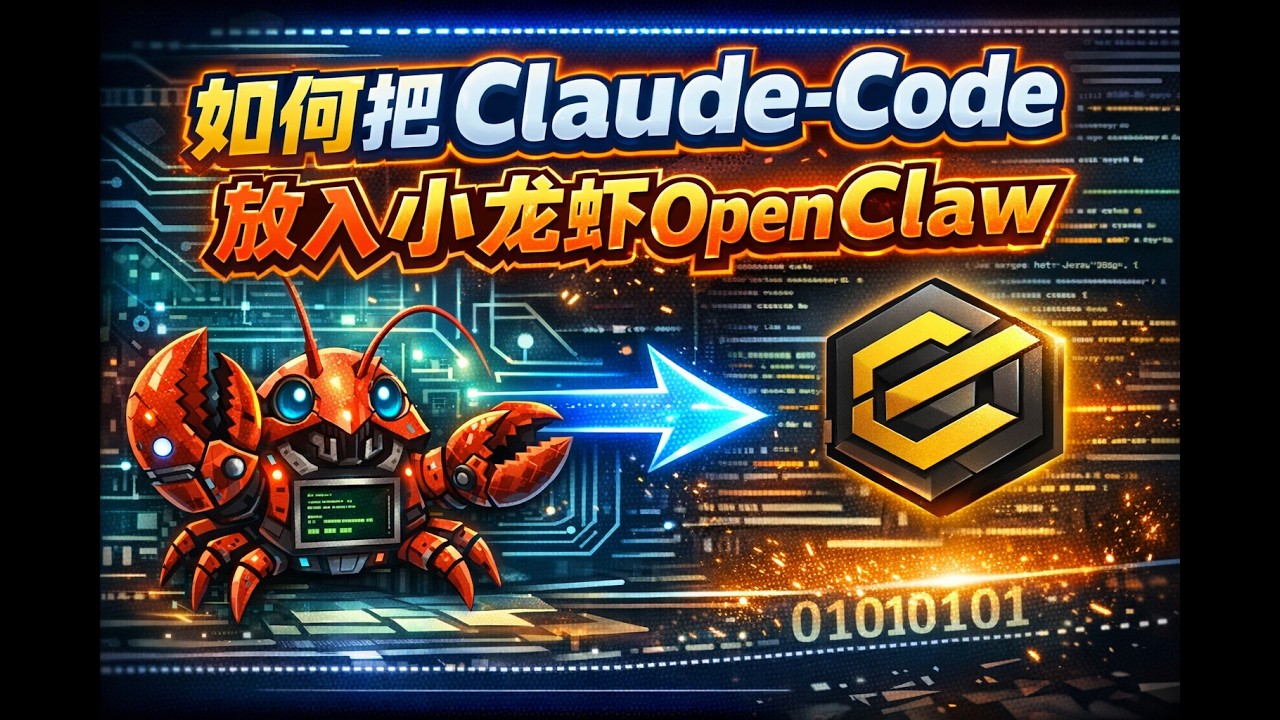 AI-实战:如何把 Claude Code 放入到小龙虾 OpenClaw 中