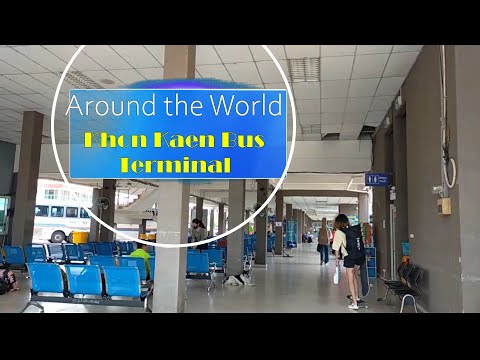 Ao redor do mundo - Terminal Rodoviário de Khon Kaen