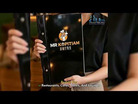 Premium Custom Hardcover Menu Book