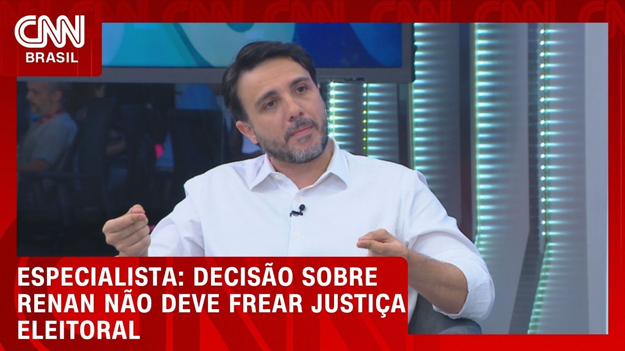 Decisão sobre Renan não deve frear Justiça Eleitoral, diz especialista | HORA H