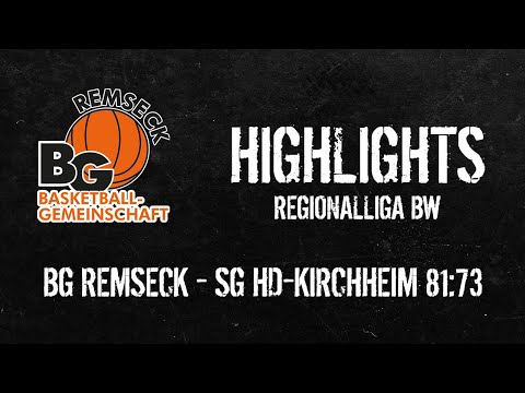 Highlights: BG Remseck - SG Heidelberg-Kirchheim (Regionalliga BW)