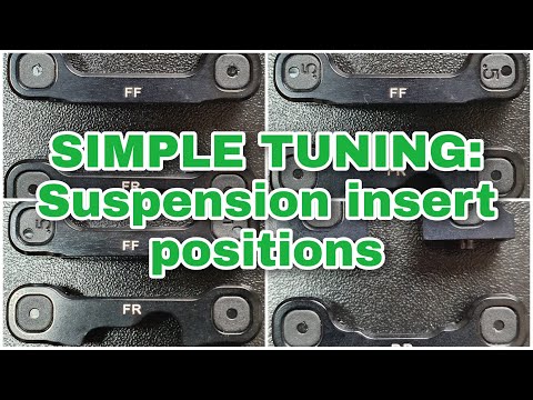 SIMPLE TUNING: Suspension insert positions
