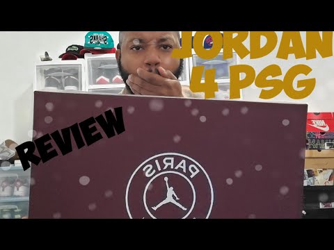 JORDAN 4 PSG REVIEW + ON FEET  THESE ARE 🔥