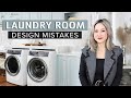 COMMON DESIGN MISTAKES | Laundry Room Mistakes and How to Fix Them | Julie Khuu