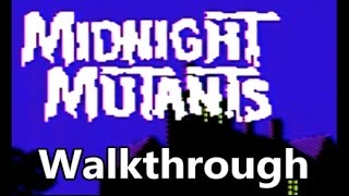 Midnight Mutants Atari 7800 Complete Game Walkthrough - The No Swear Gamer