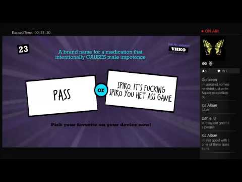 quiplash! and stream test 01/10/2015