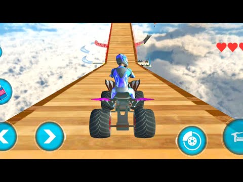 ATV Racing Bike Stunt Uphill Driving | Sky Motor Atv Bike 3d Game | Bike Racing Games