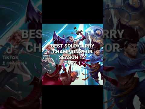 Best solo carry champions for season 12 part #1