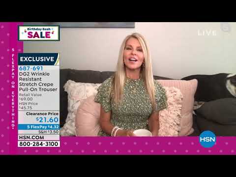 DG2 by Diane Gilman WrinkleResistant Stretch Crepe PullO...