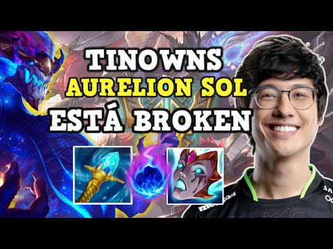 TINOWNS APROVEITANDO OS NOVOS BUFFS! - AURELION SOL vs Smolder! - LOUD TINOWNS! SEASON 2024!