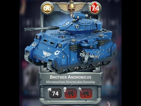 Space Marine Predator Destructor in Action