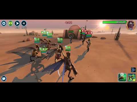 How to 2 Shot SLKR in early/mid game GAC without a GL - SWGOH GAC final match in Chromium 1