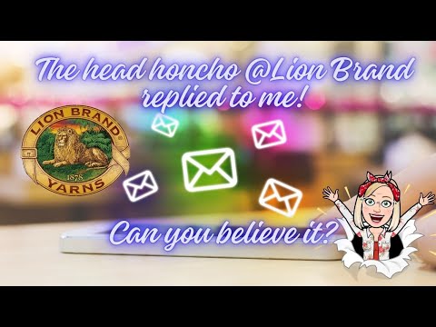 Lion Brand Yarn Ceo's Jaw-dropping Response To Me - YouTube