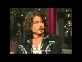 Letterman Having A Hard Time With Johnny Depp Eng Sub