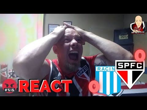 REACT SEM FILTRO | PONTO IMPORTANTE NA ARGENTINA | RACING 0 x 0 SÃO PAULO FC | LIBERTADORES 2021