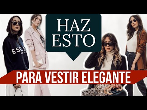 Trucos fáciles para vestir siempre elegante – Moda Mujer – Looks elegantes