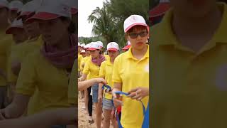 teambulding on the beach Vung Tau(p1) #teambuilding #dlgagency #event #tour #beach #shorts #short