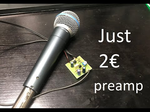 How good a 2€ microphone preamplifier will sound?