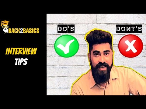 Interview Tips And Best Answers To Interview Questions | Back2Basics