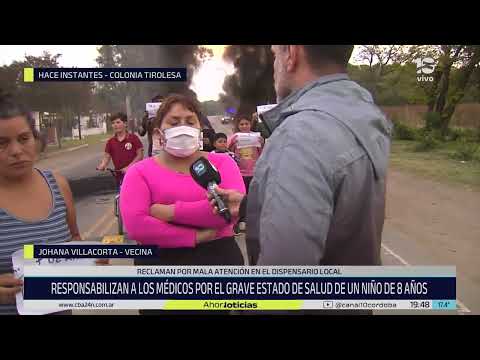 Reclamo de vecinos en Colonia Tirolesa por casos de mala práxis