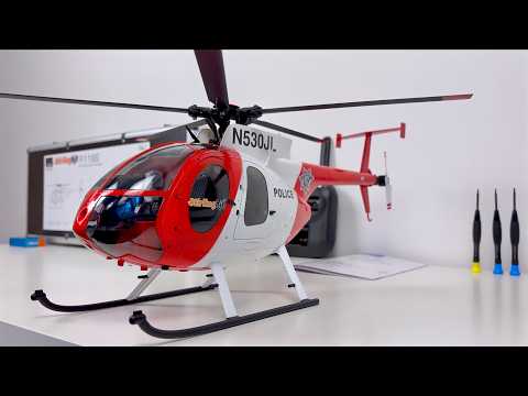 Highly Detailed MD500 Scale RC Helicopter | Unboxing & Maiden Flight | Yuxiang F119S