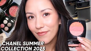 CHANEL Le Blanc Collection 2025 🌸 💕 |Camelia Futura Collection| Trio blush |Eyeshadow|Lipsticks