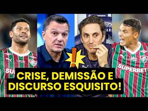 “É BEM ESQUISITO, cara! TEM MUITA GENTE QUE DIZ que o FLUMINENSE…” MAURO CEZAR | ZUBELDÍA DEMITIDO
