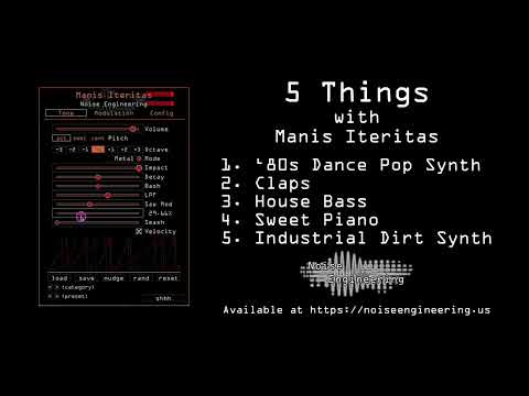 5 things you can make with Manis Iteritas synth plugin + presets for VST, AU, and AAX