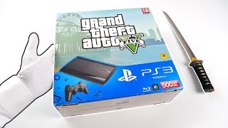PS3  GRAND THEFT AUTO V  UNBOXING! PlayStation 3 S