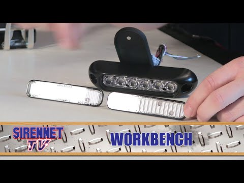 Chris demos a wide angle lens on a Whelen ION Series Surface Mount Super-LED Light