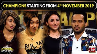 Champions With Waqar Zaka | Teaser | Living On The Edge 2019 | Starting From 4th November 2019