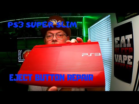 PS3 Eject Button Repair - PS3 Super Slim - Disassemble & Repair