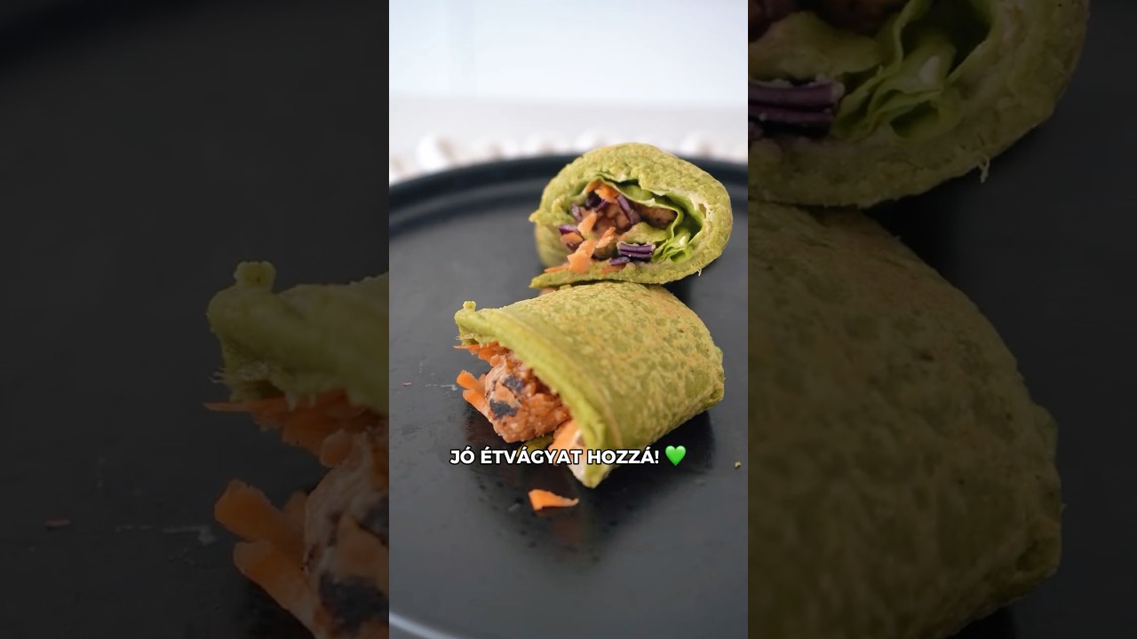 Spenótos wrap #recipe