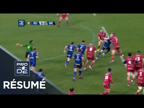 PRO D2 - Résumé Béziers-Grenoble: 16-25 - J18 - Saison 2019/2020