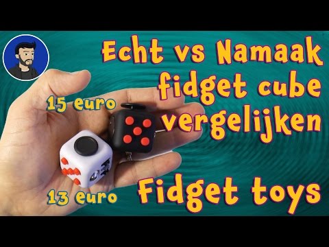 Fidget cube vergelijken. De originele vs een namaak. 13 euro vs 15 euro. Is dit wat?