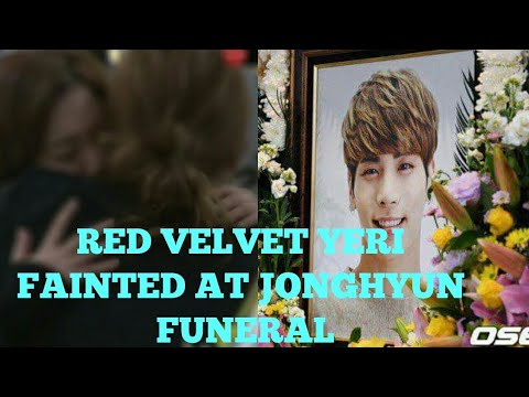 RED VELVET yeri fainted at jonghyun funeral