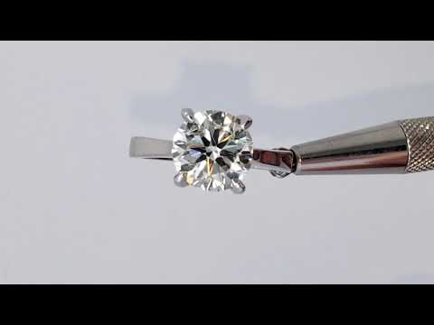 3.01ctw Solitaire Diamond Engagement Rings L Color SI2 Clarity