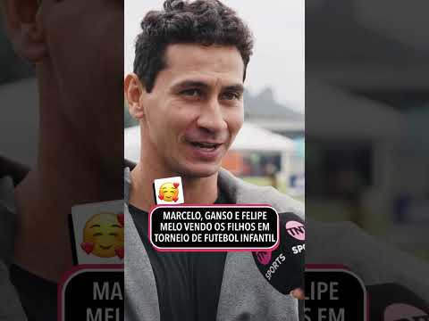 Filho de peixe, peixinho é! Marcelo, Ganso e Felipe Melo prestigiando os filhos na IberCup #shorts