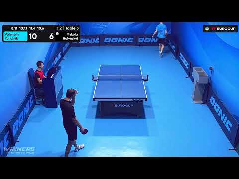 10:45 Valentyn Yunchyk - Mykola Halynskyi 09.09.2023 TT Euro.Cup Ukraine Star. TABLE 3