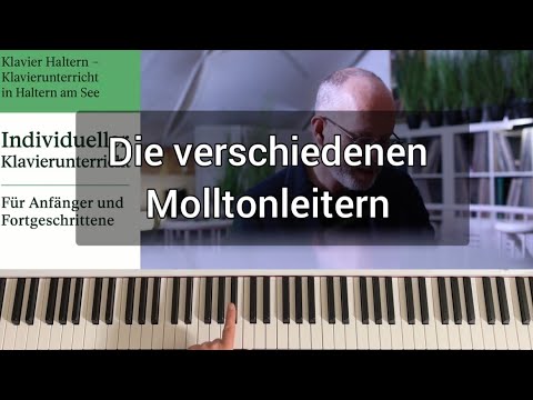 Die verschiedenen Molltonleitern